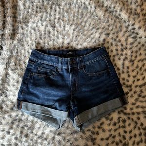 Dark Wash Jean Shorts